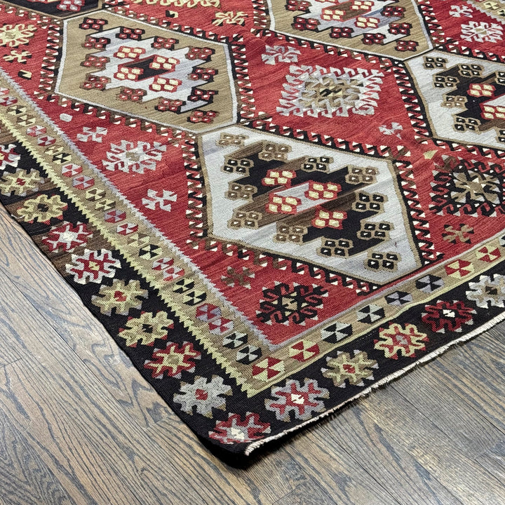 Old Turkish Kilim Rug