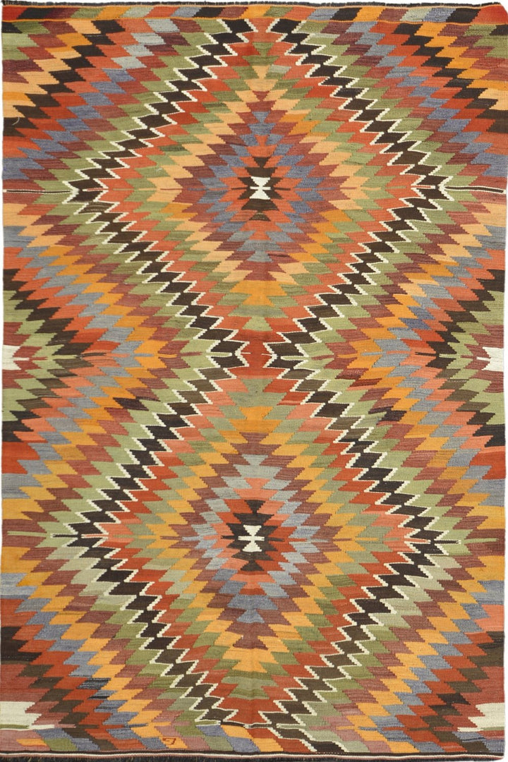 Old Turkish Kilim Rug