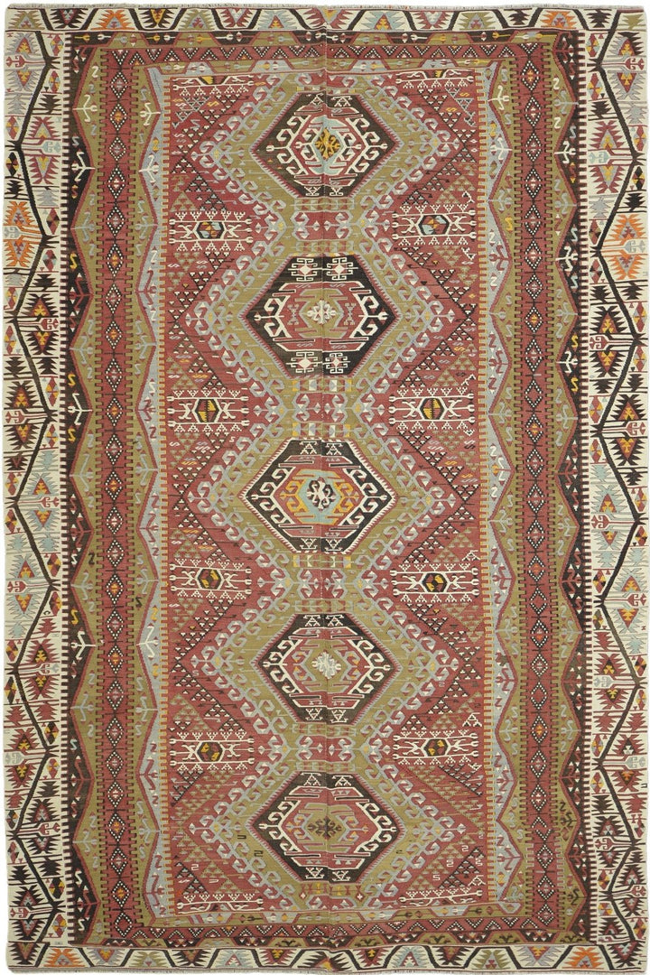 Old Turkish Kilim Rug