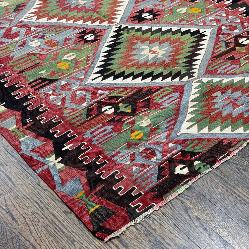 Old Turkish Kilim Rug