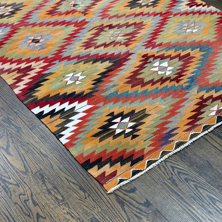 Old Turkish Kilim Rug