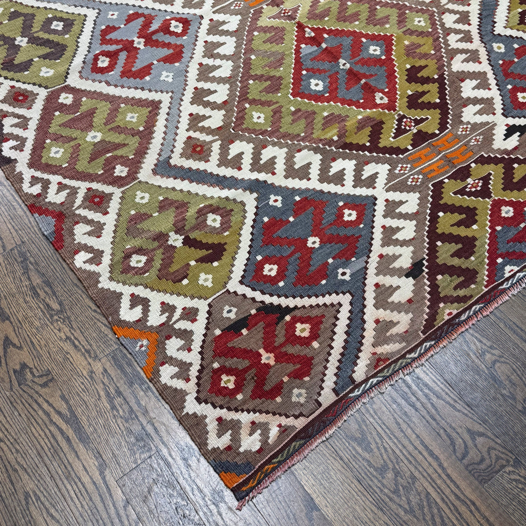 Old Turkish Kilim Rug