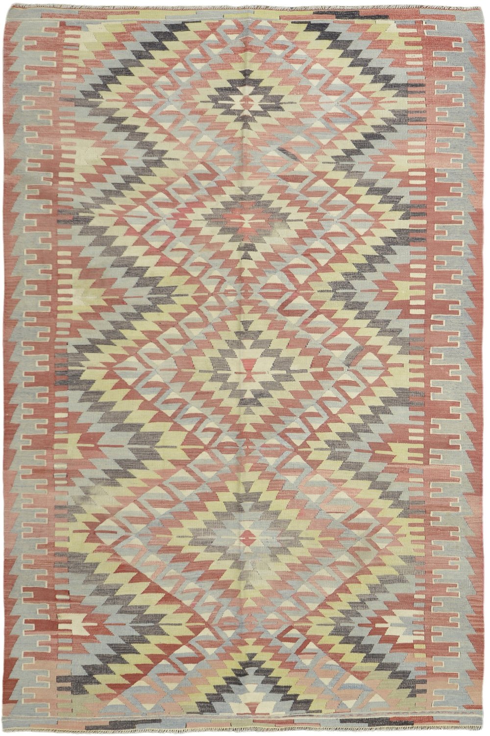 Old Antique Turkish Kilim Rug