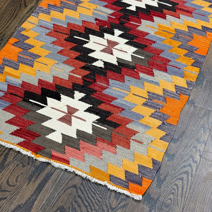 Antique Turkish Kilim Rug