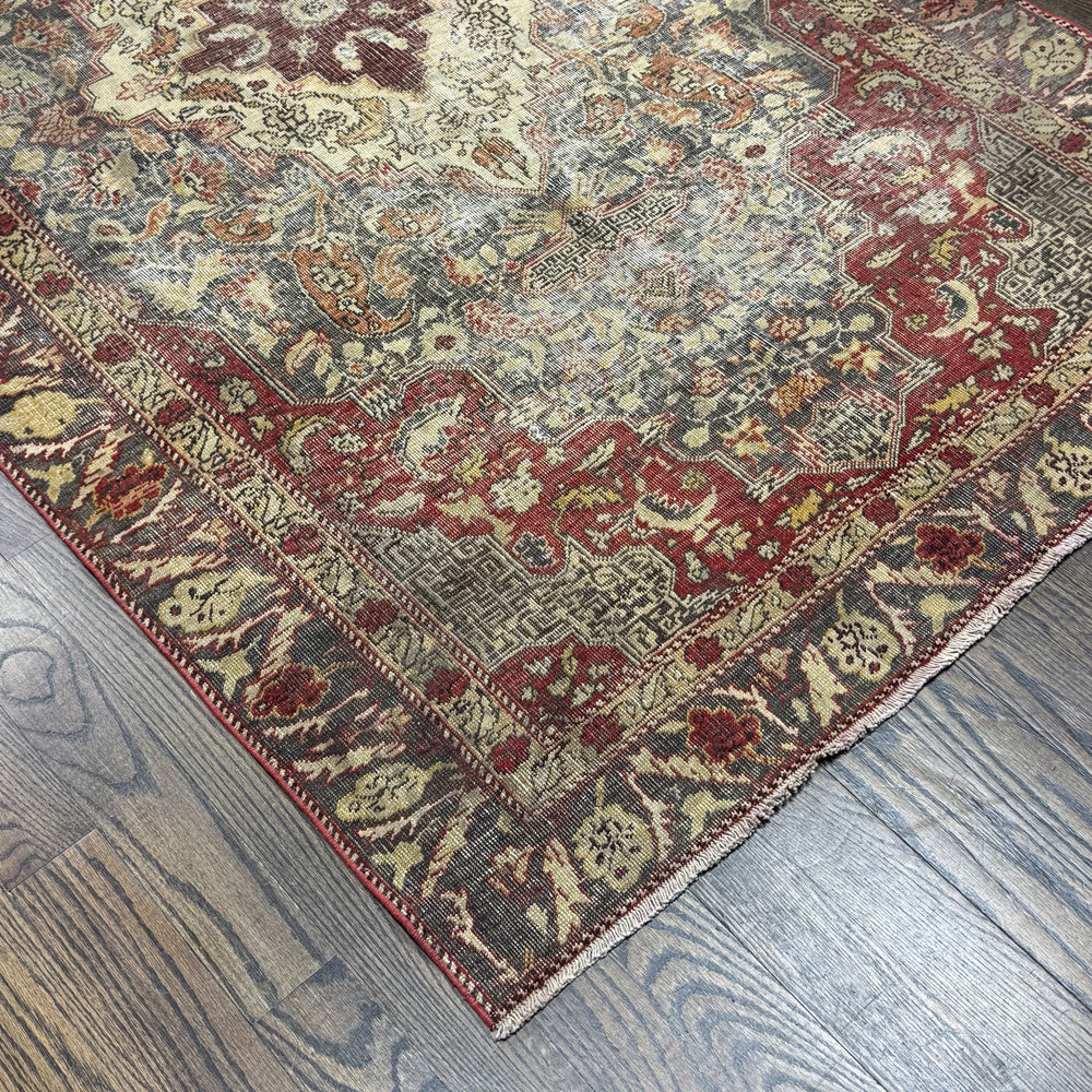 Antique Wool Turkish Rug