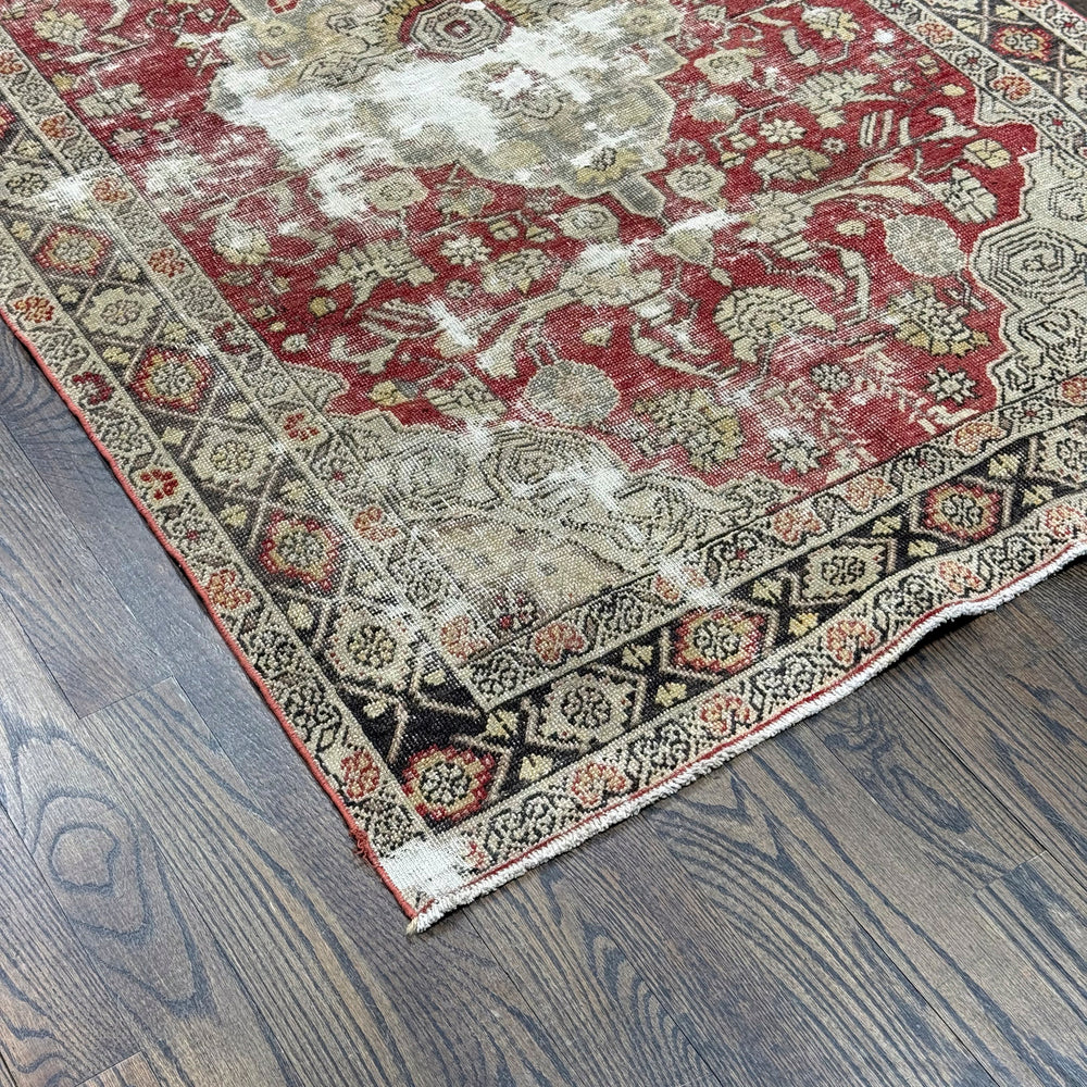 Antique Traditional Turkish Rug