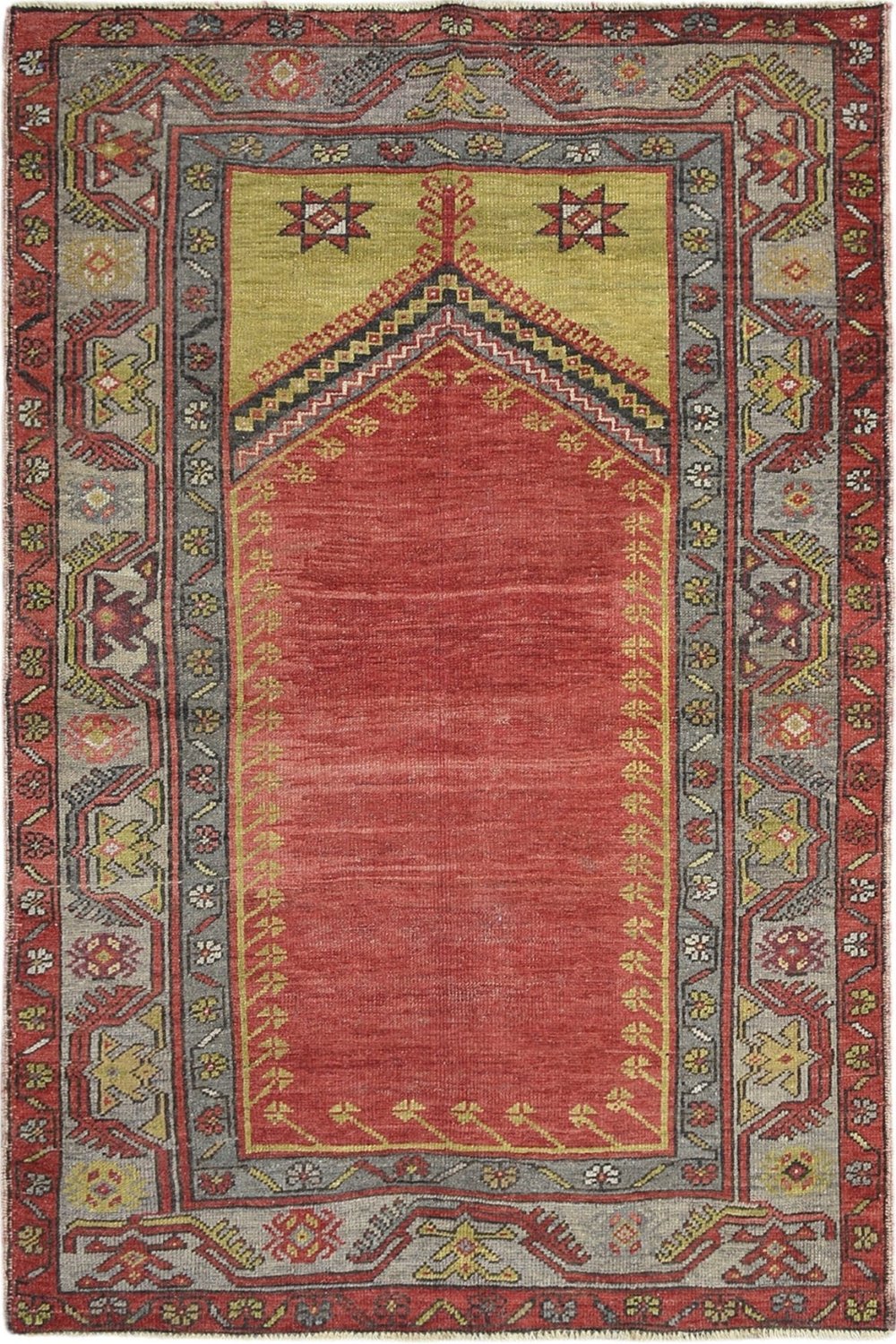 Antique Turkish Traditional Rug