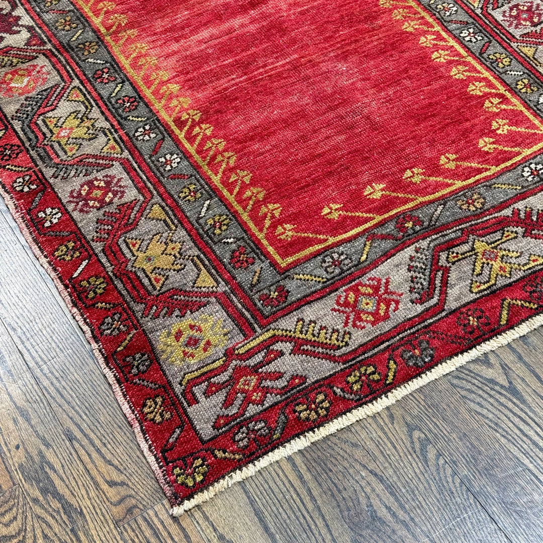 Antique Turkish Traditional Rug