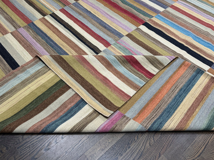 Turkish Wool Flatweave Kilim Rug