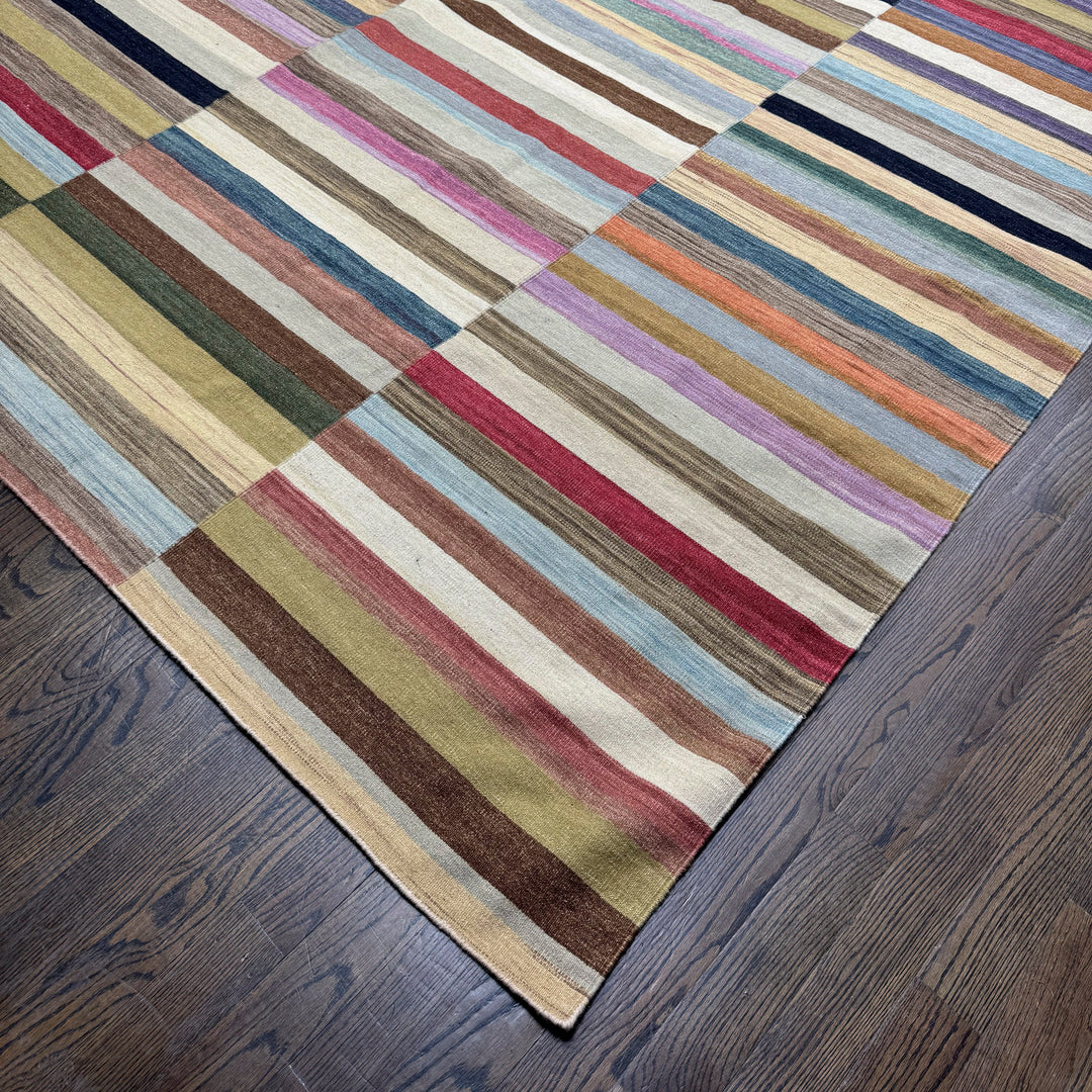 Turkish Wool Flatweave Kilim Rug