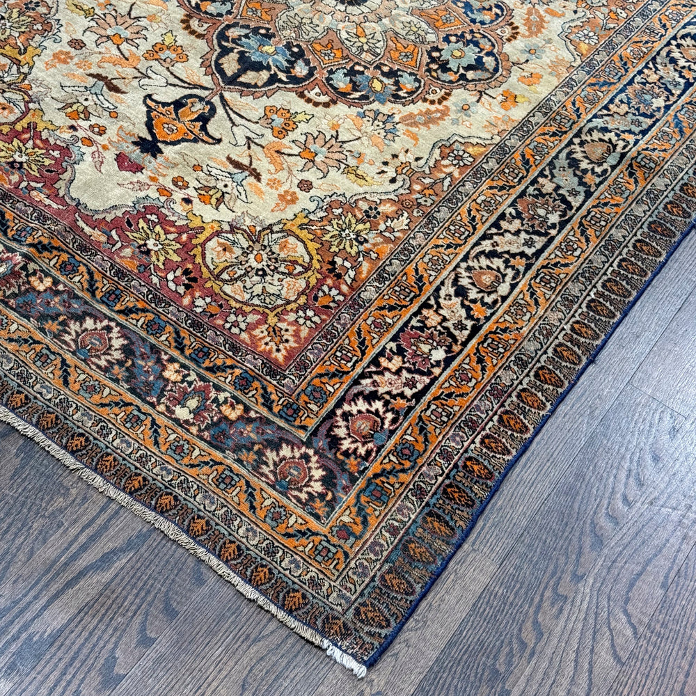 Antique Persian Saroukh Farhan Rug