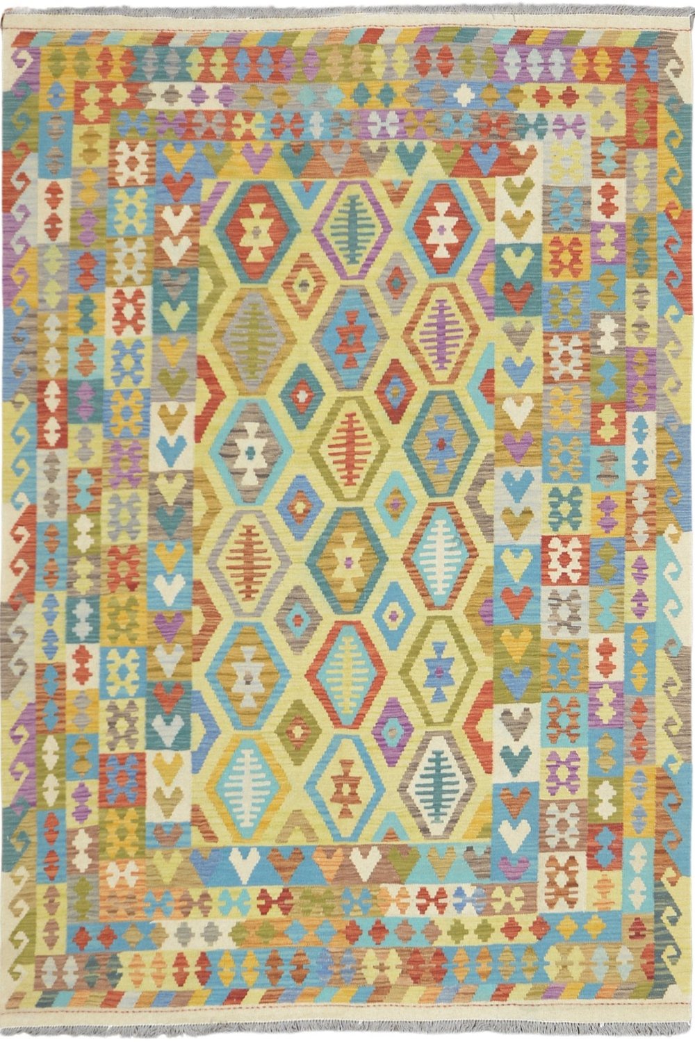 New Afghani Kilim Rug