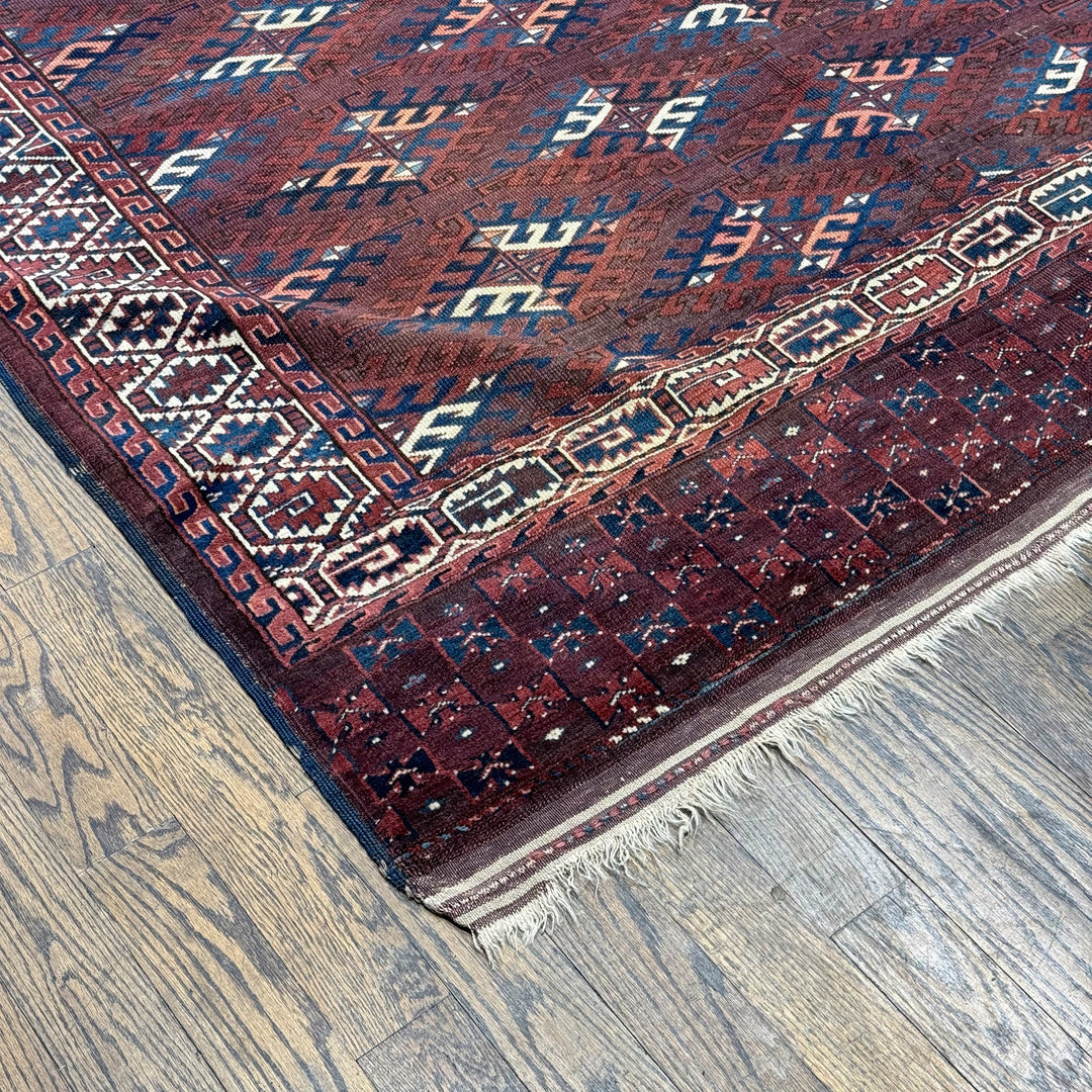 Tribal Yomut Antique Turkmen Rug