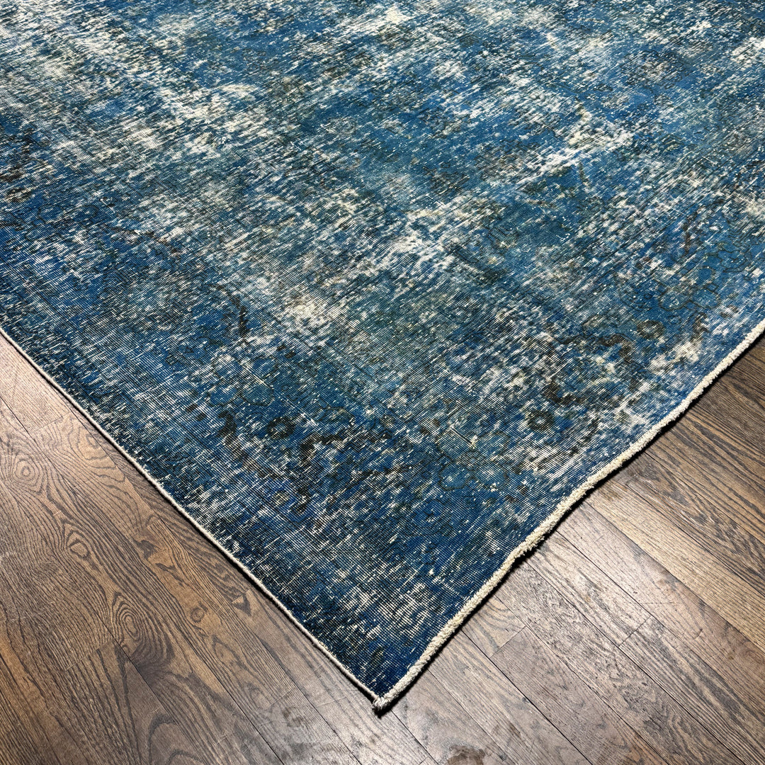 Handmade Persian Vintage Overdyed Rug