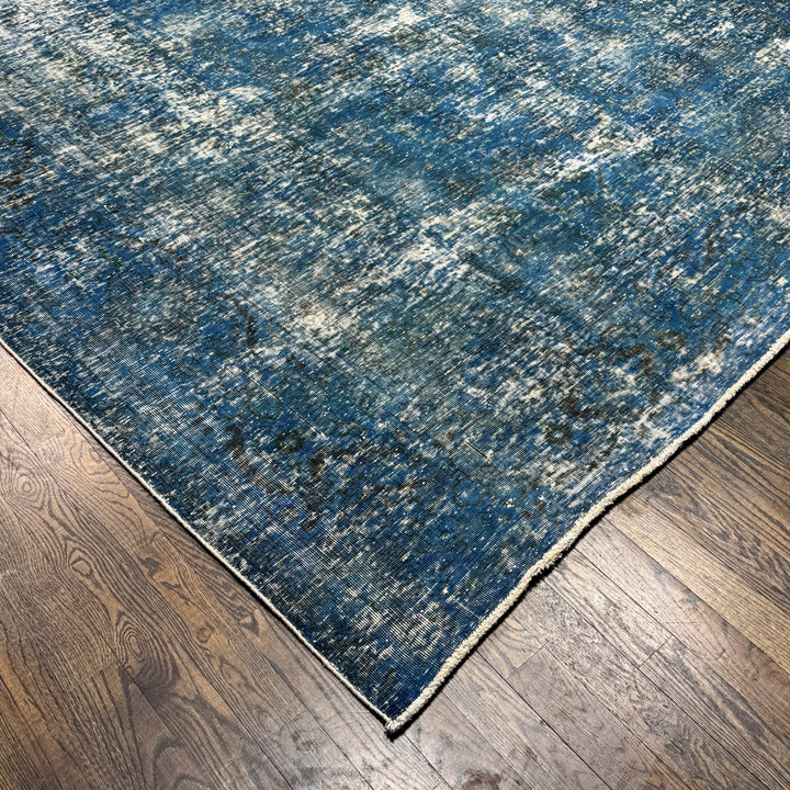 Handmade Persian Vintage Overdyed Rug