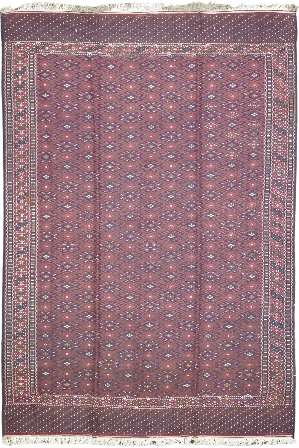 Tribal Turkmen Antique Yomut Rug