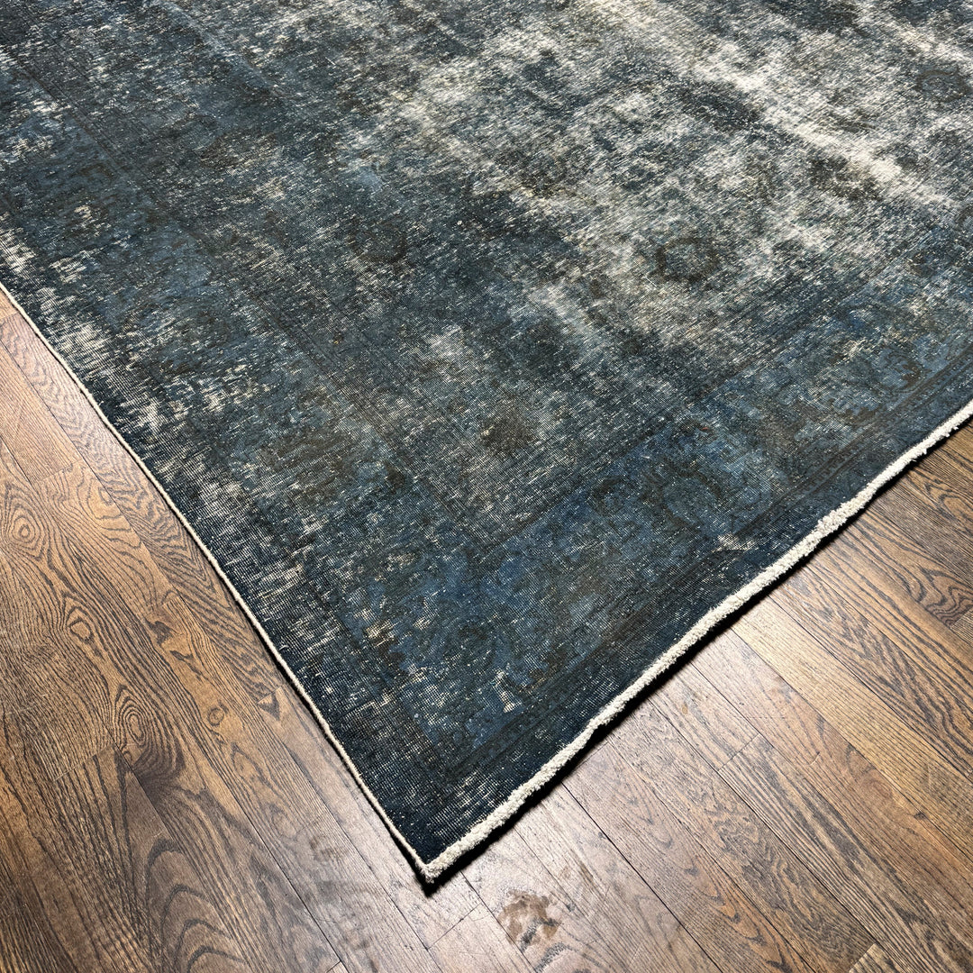 Handmade Persian Vintage Overdyed Rug