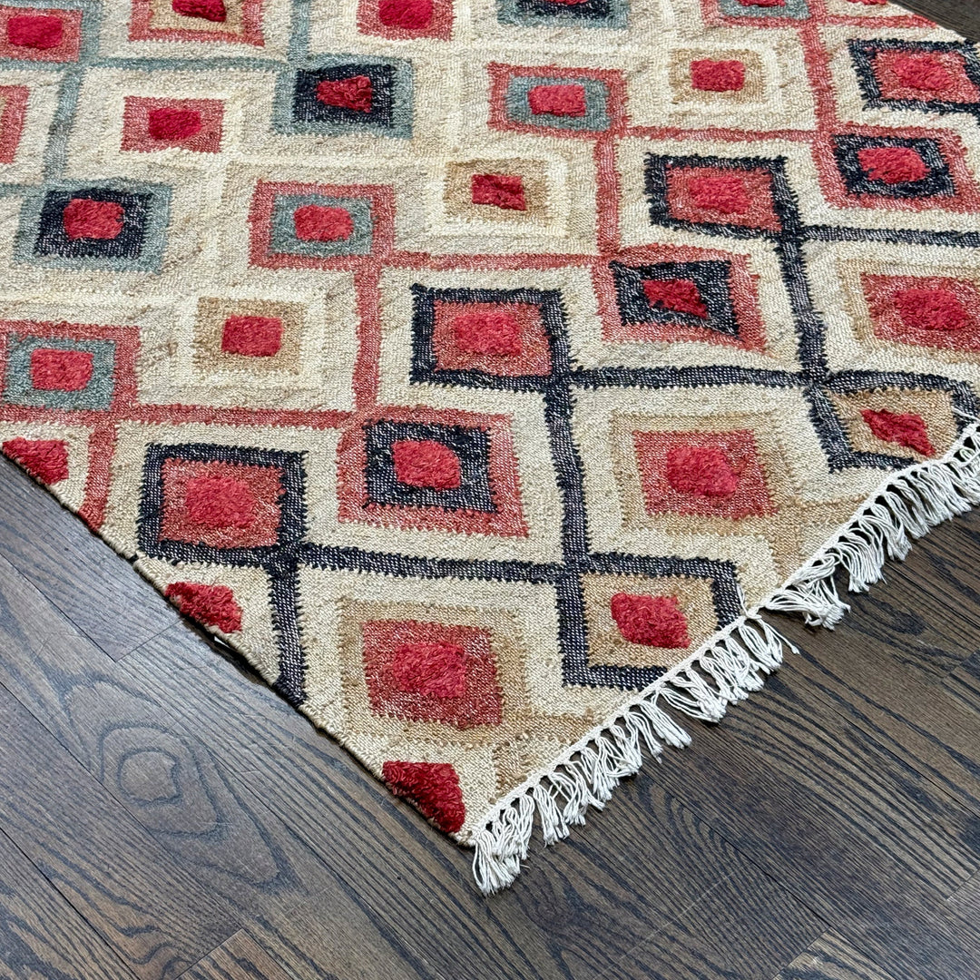 Handmade Joslyn Jute Rug in Beige 