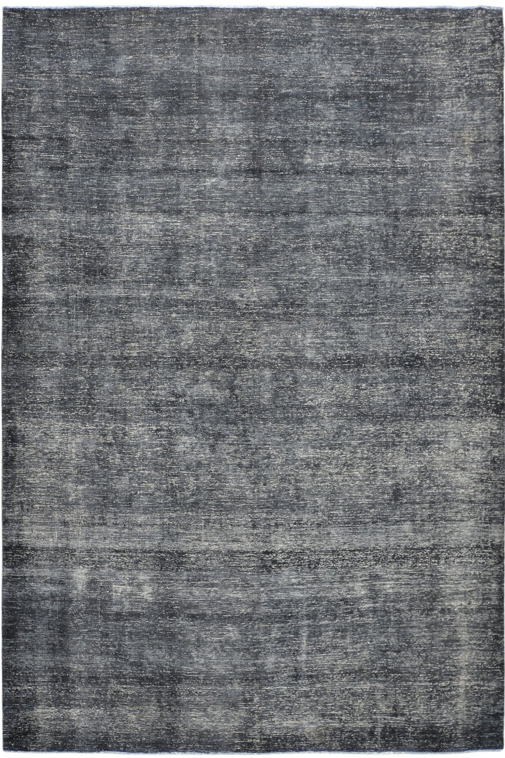 Handmade Persian Overdyed Rug in Black 