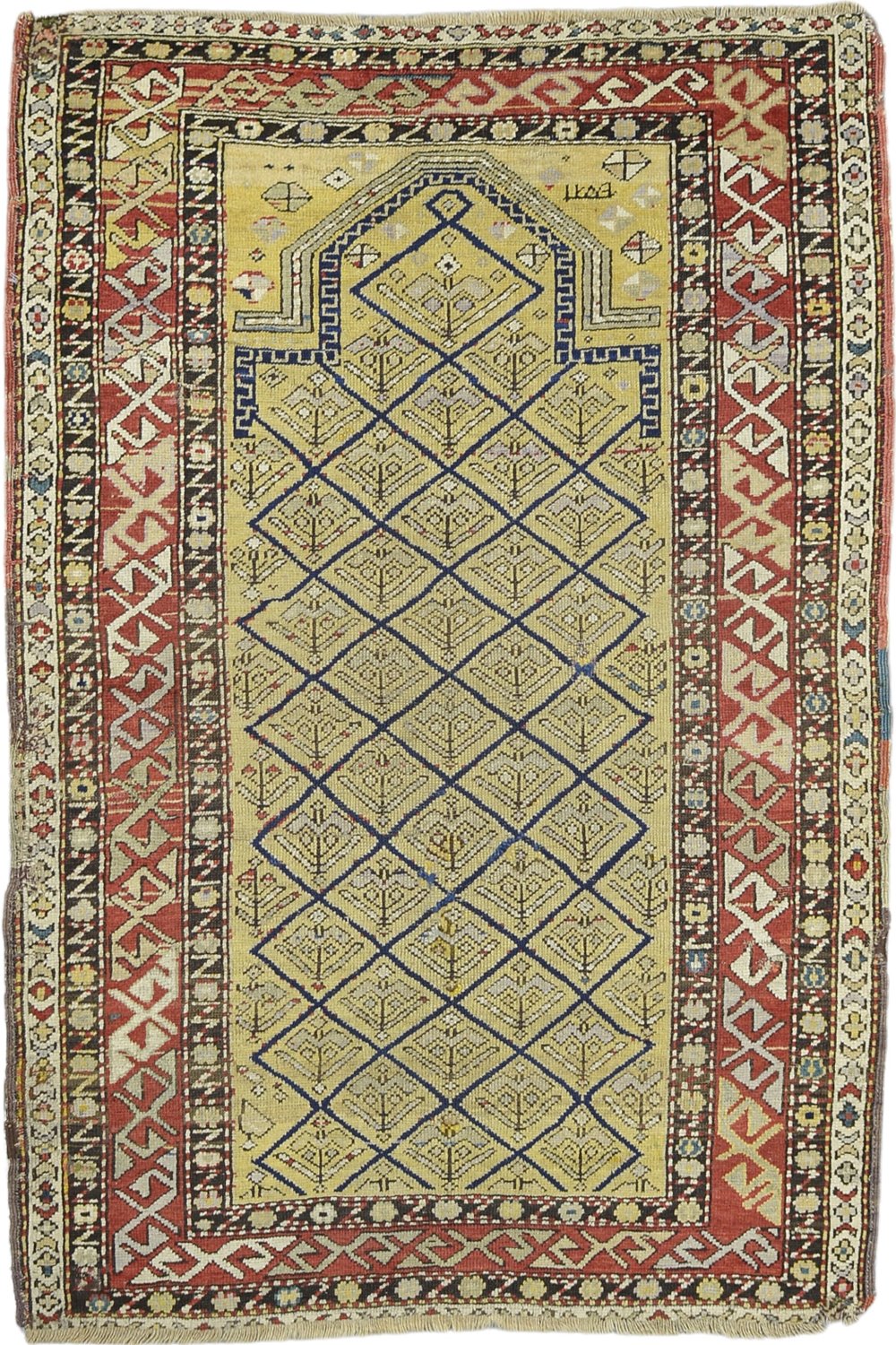 Antique Caucasian Shirvan Rug