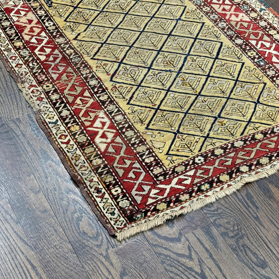 Antique Caucasian Shirvan Rug