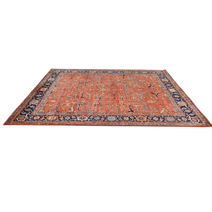 Hand Knotted Ariana Area Rug in red 