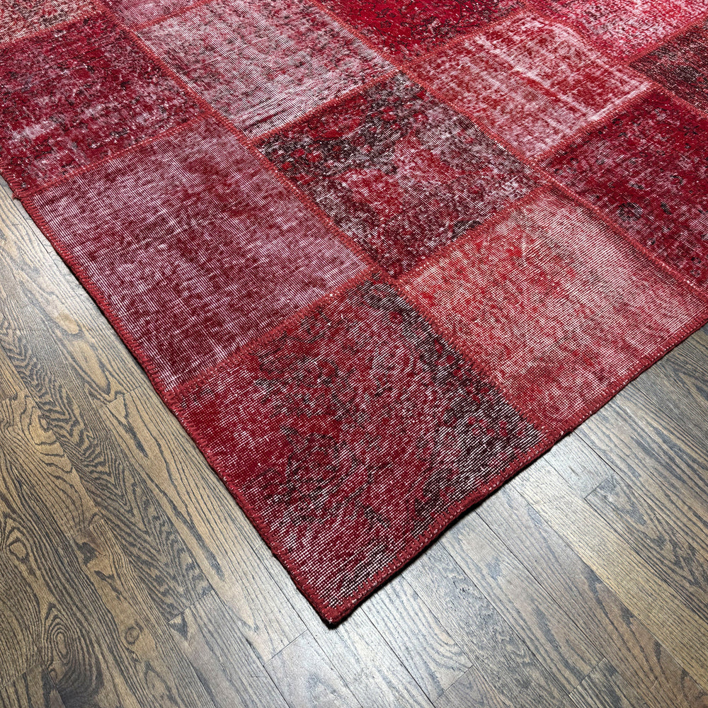 Over Dyed Patchwork Rug