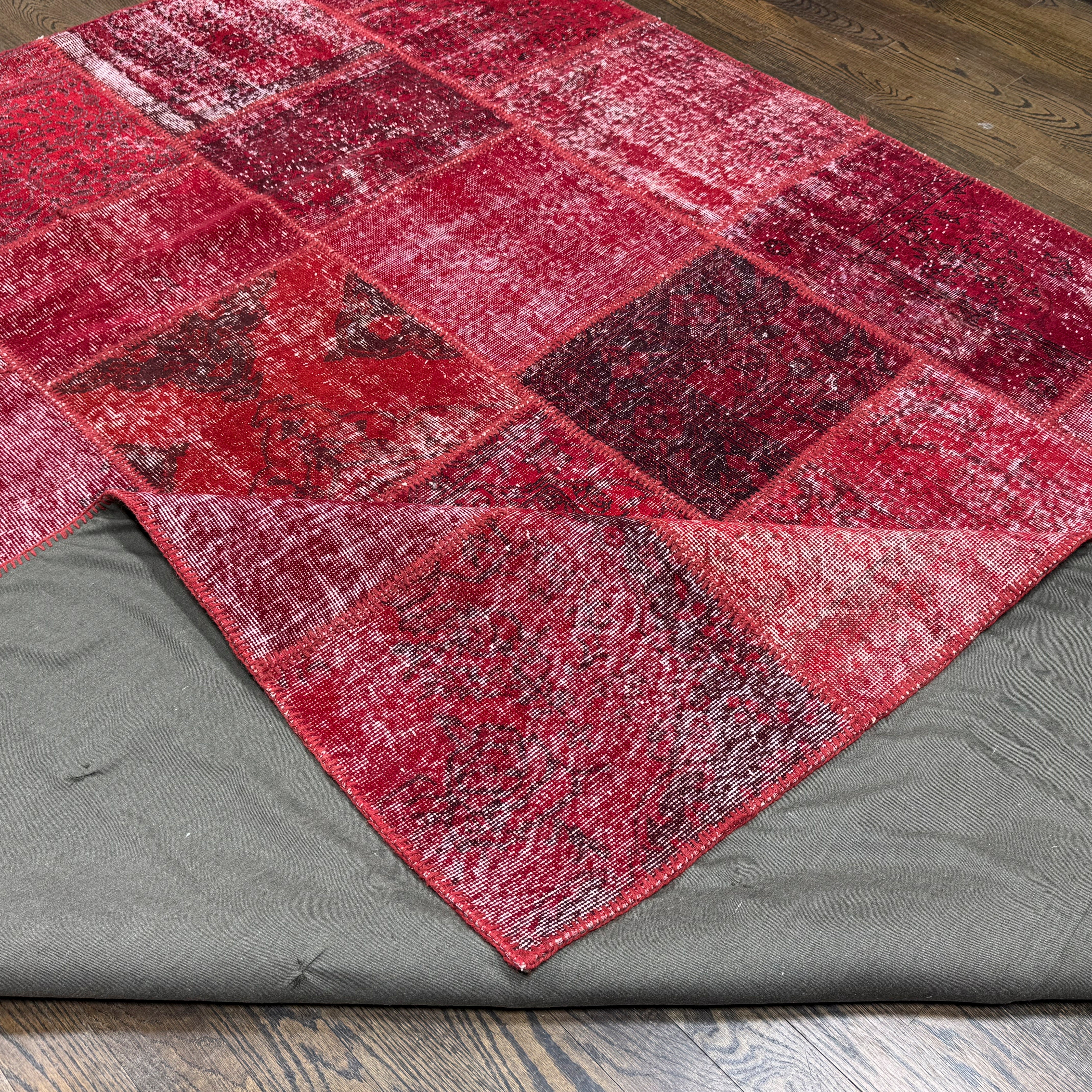 Handmade Over Dyed Patchwork – Carpet Culture