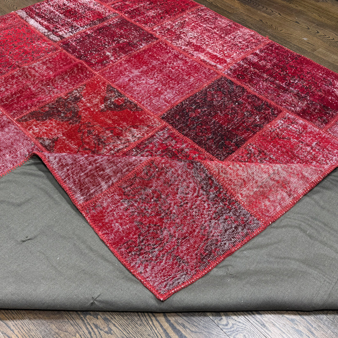 Over Dyed Patchwork Rug