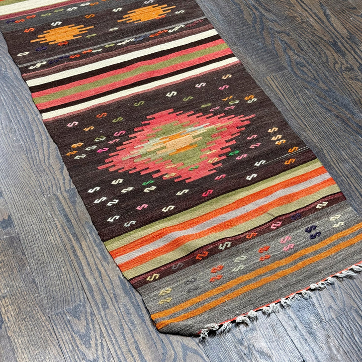 Turkish Old Kilim Runner