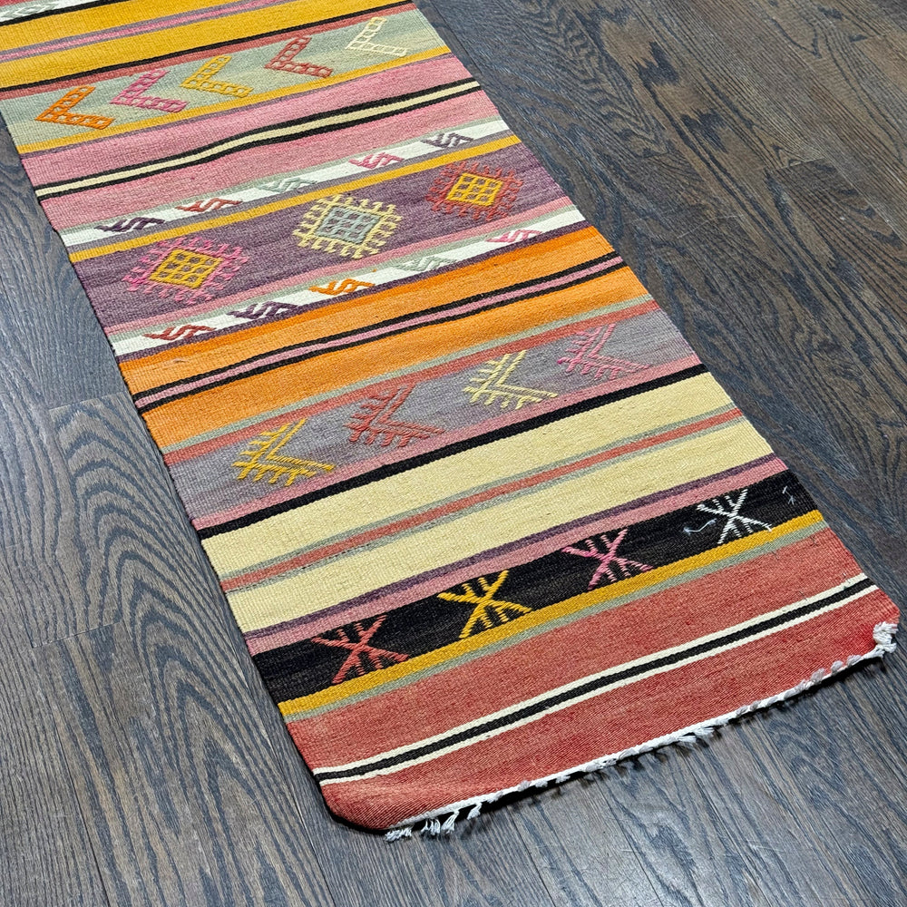 Turkish Old Kilim Runner