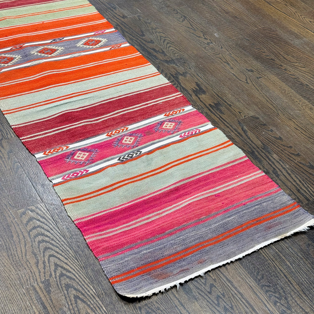 Turkish Old Kilim Runner