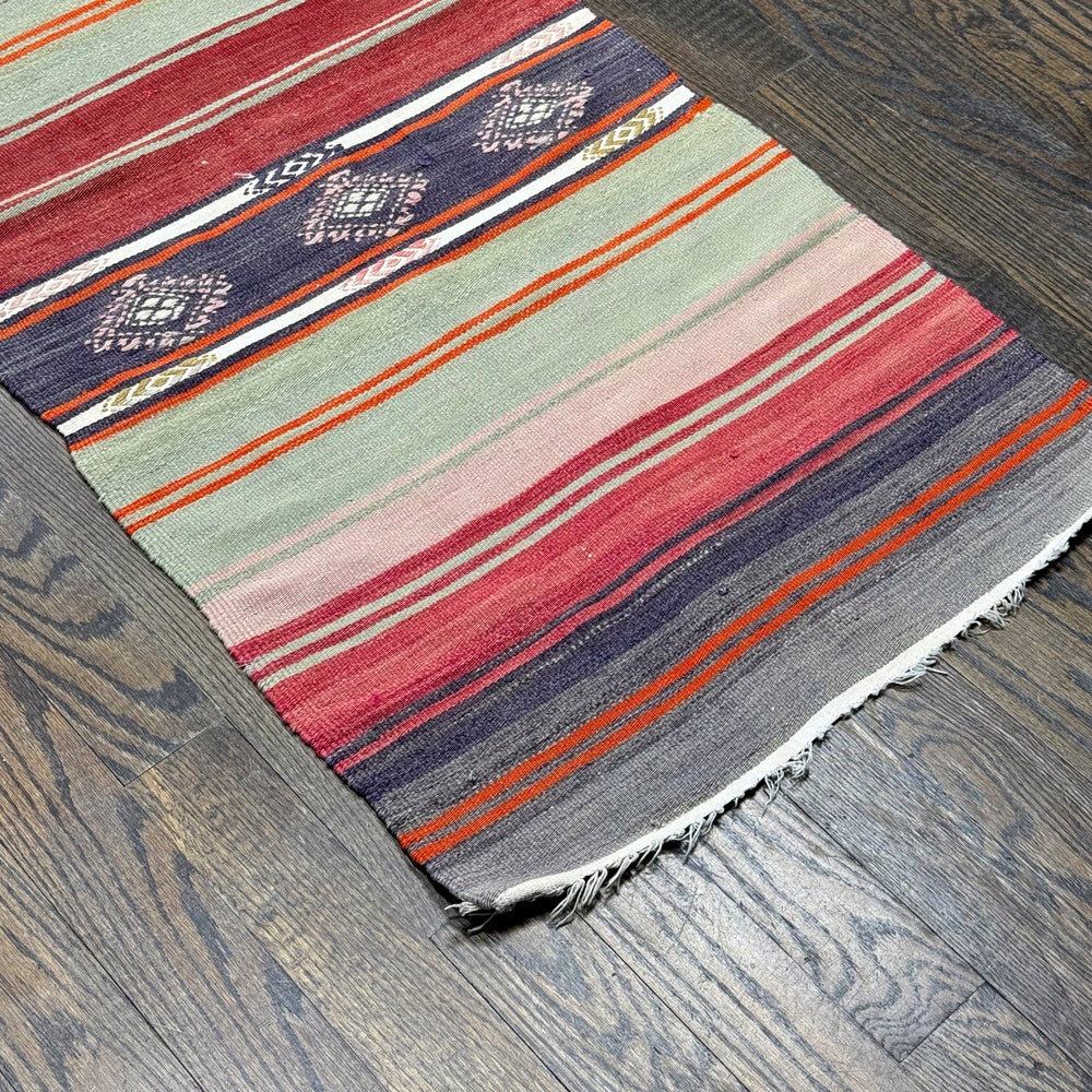 Turkish Old Kilim Runner