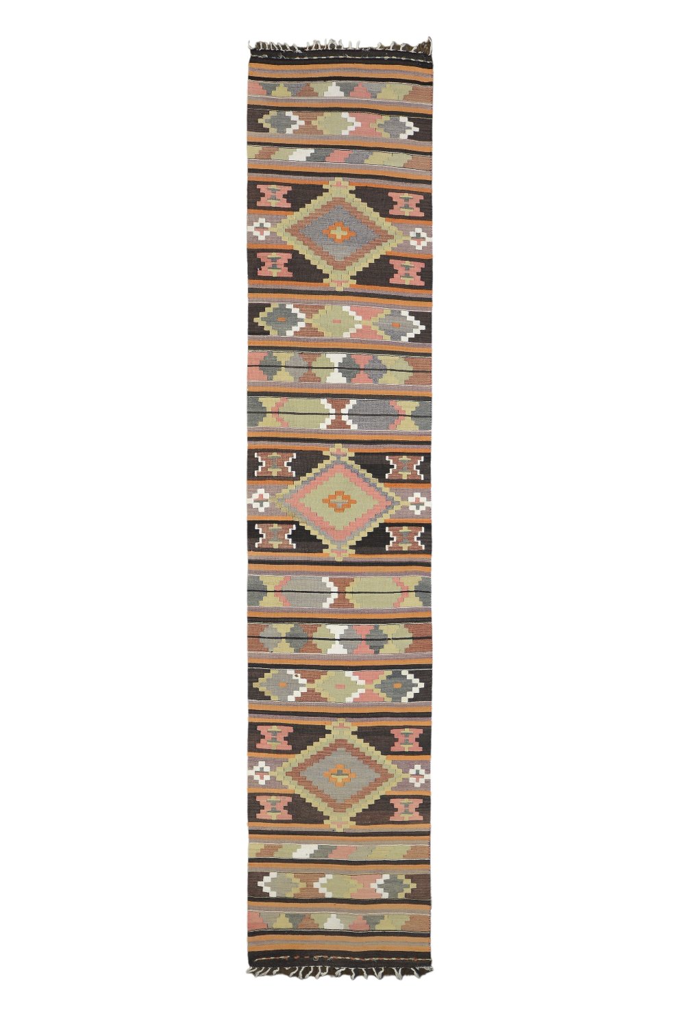 Turkish Old Antique Kilim Runner