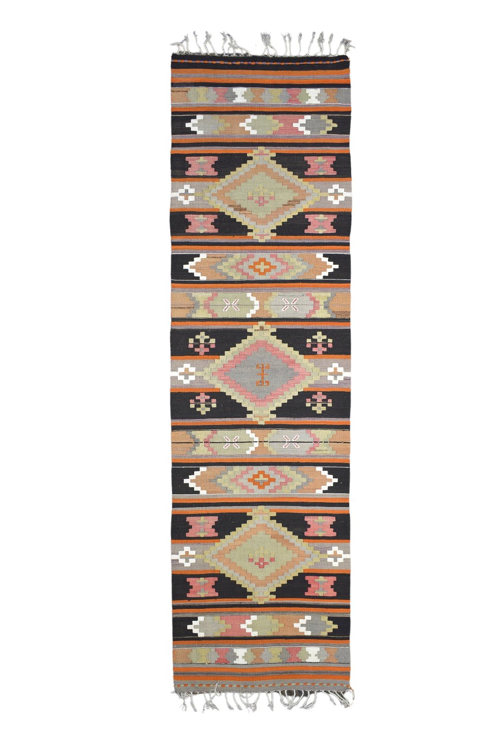 Turkish Old Antique Kilim Runner