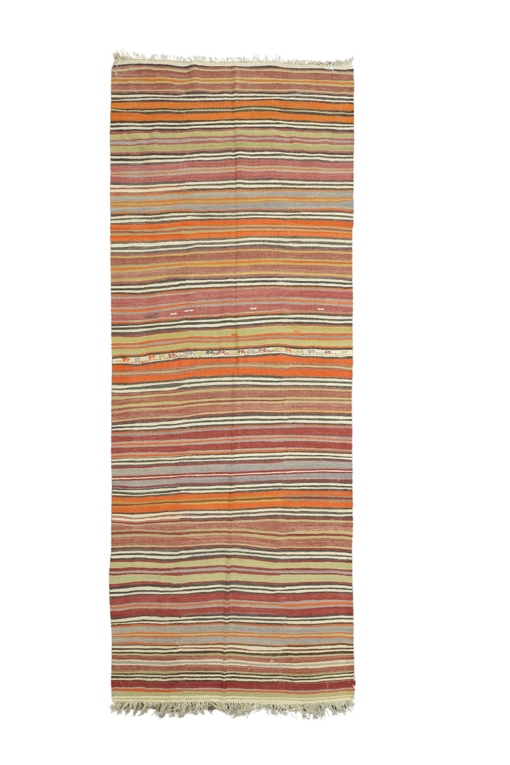 Turkish Old Antique Kilim Runner