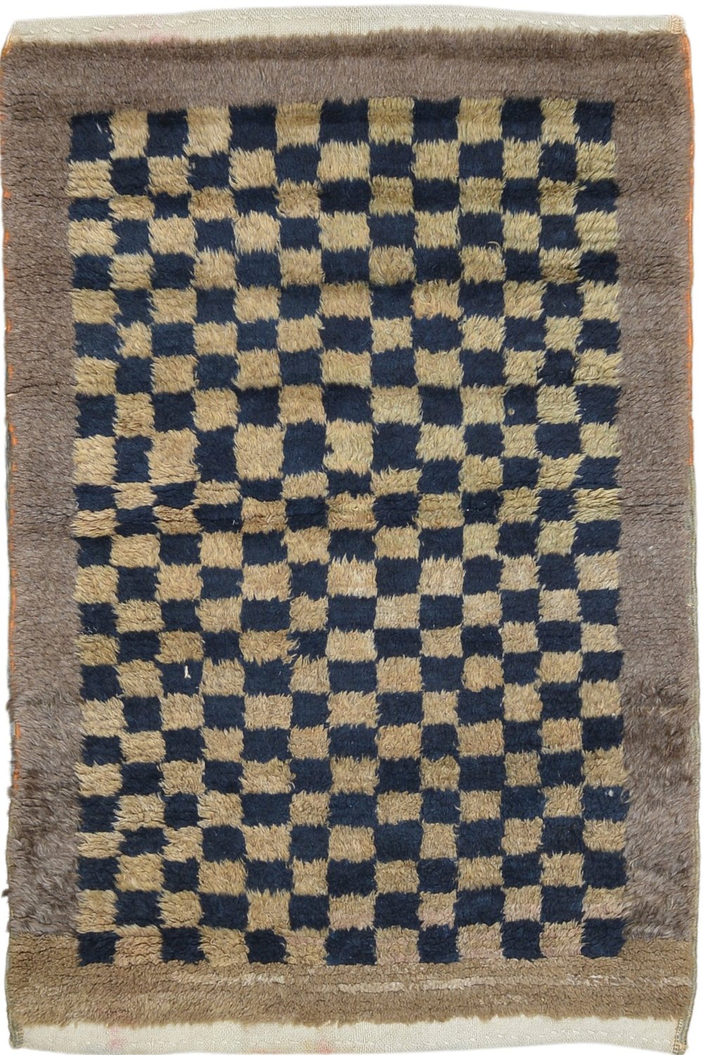 Hand Knotted High Pile Shag Rug