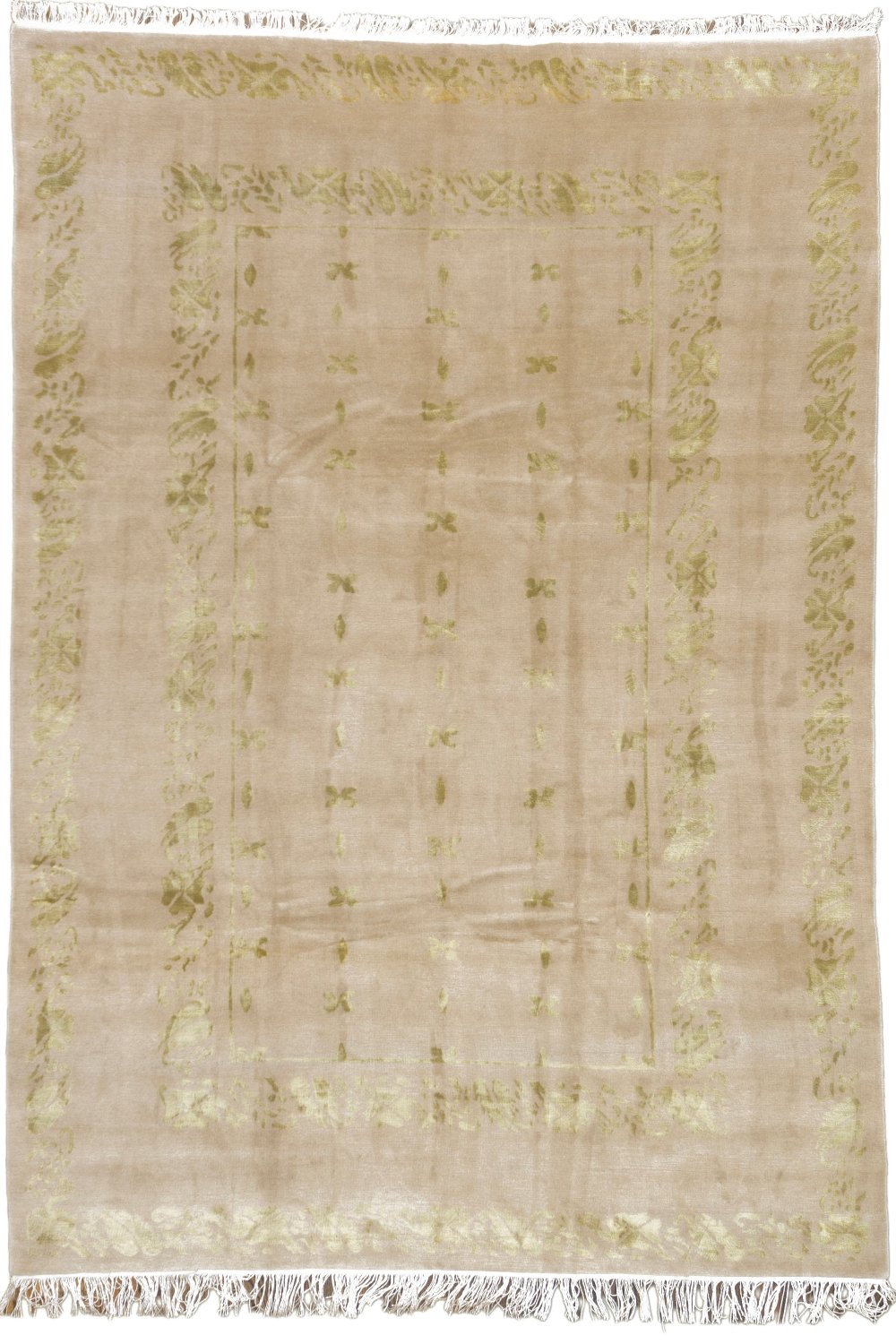 Modern Silk And Wool Rug