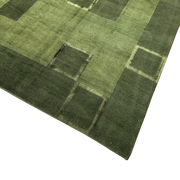 Modern Silk and Wool Rug