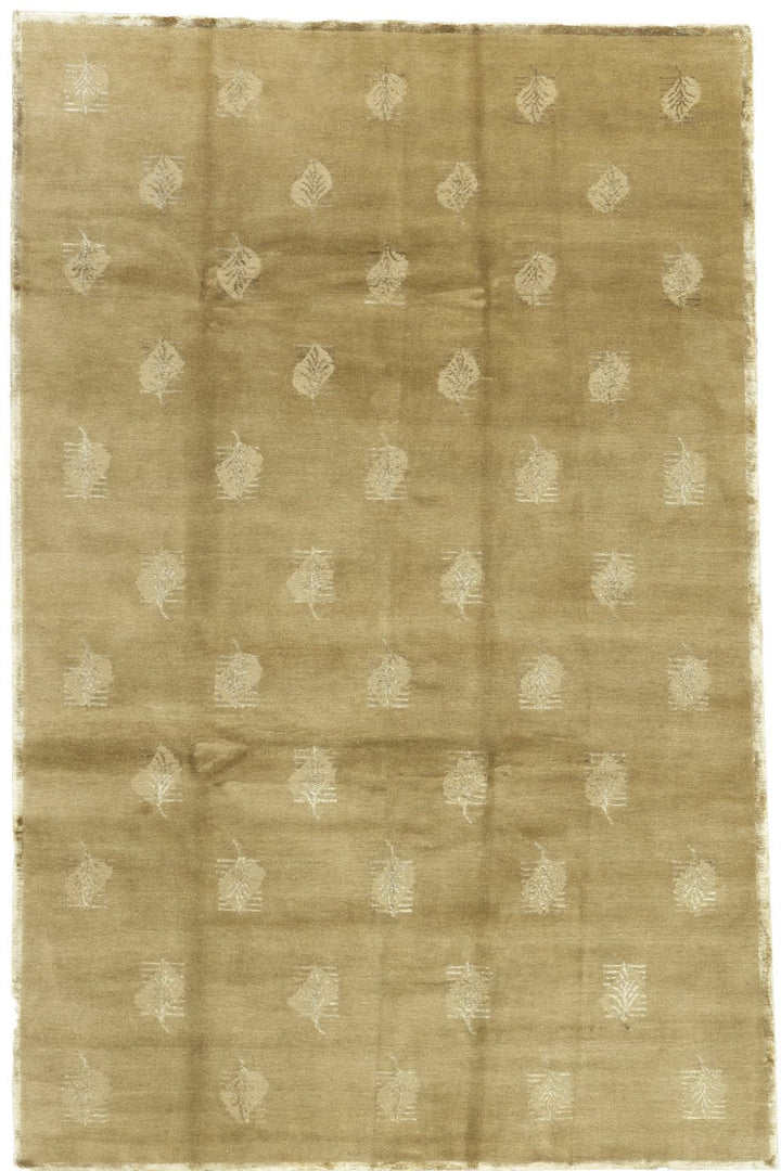 Tibetan Silk And Wool Rug