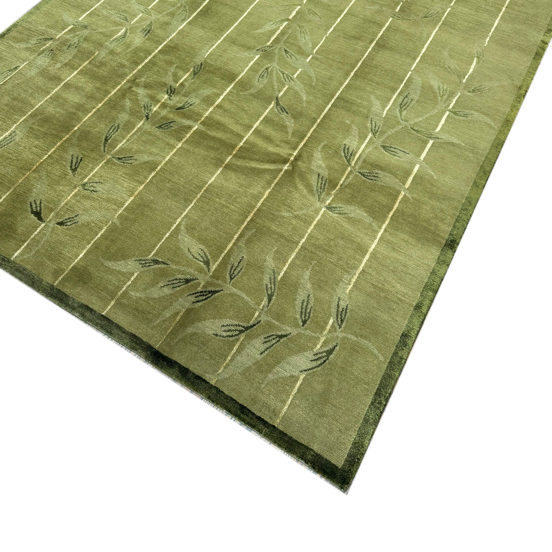 Modern Silk And Wool Rug