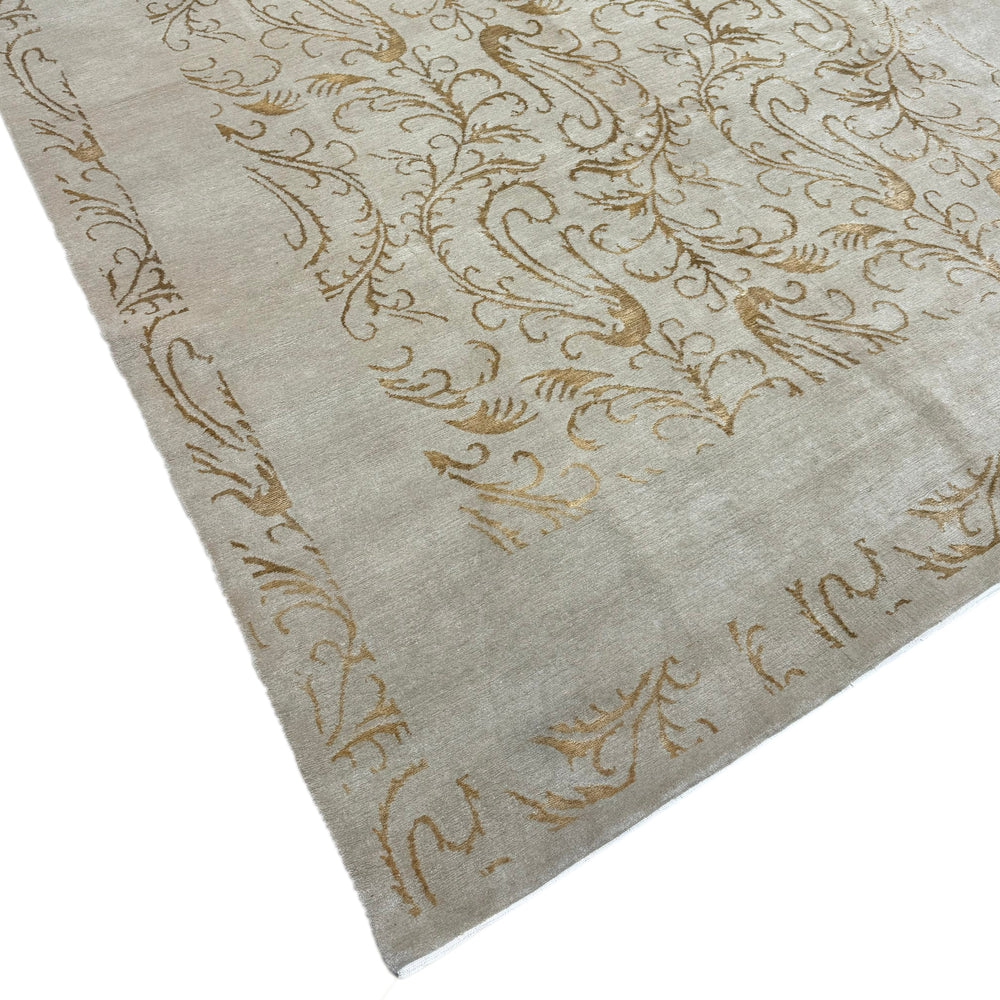 Modern Silk And Wool Rug