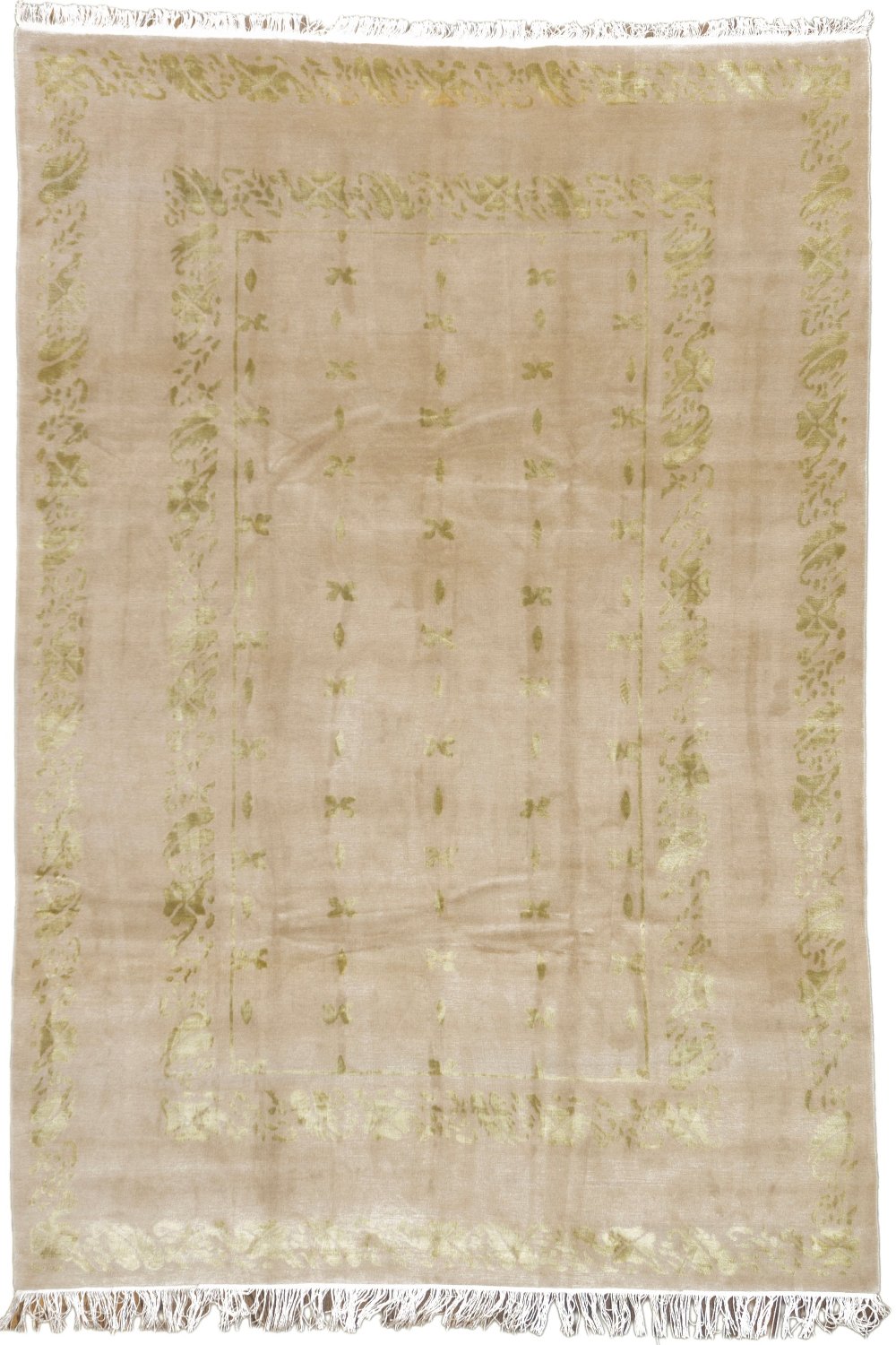 Modern Silk And Wool Rug