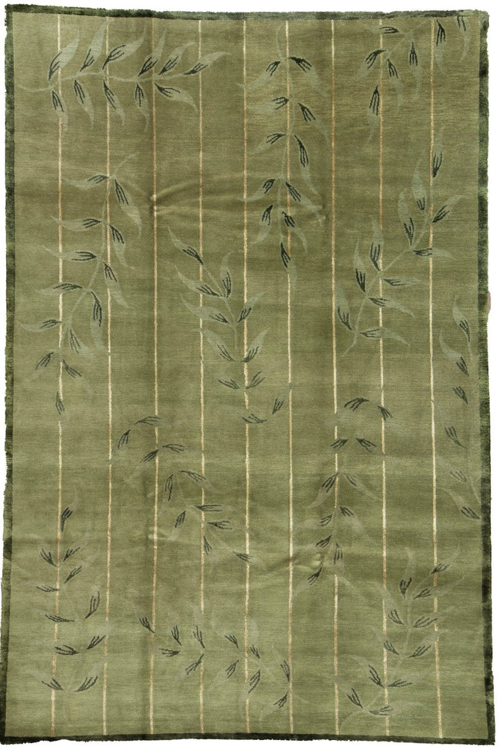 Modern Silk And Wool Rug