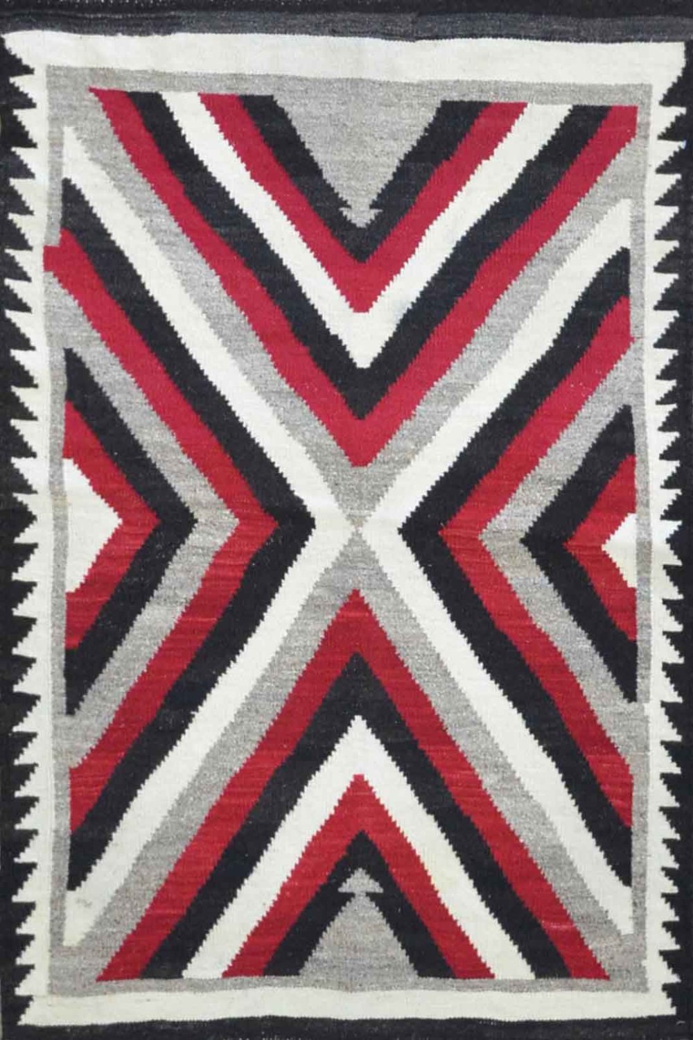 Old American Indian Navajo Rug 