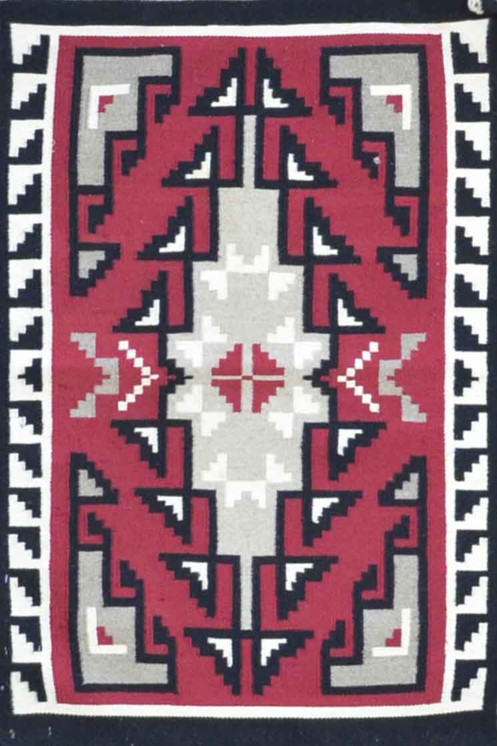 Old American Indian Navajo Rug 