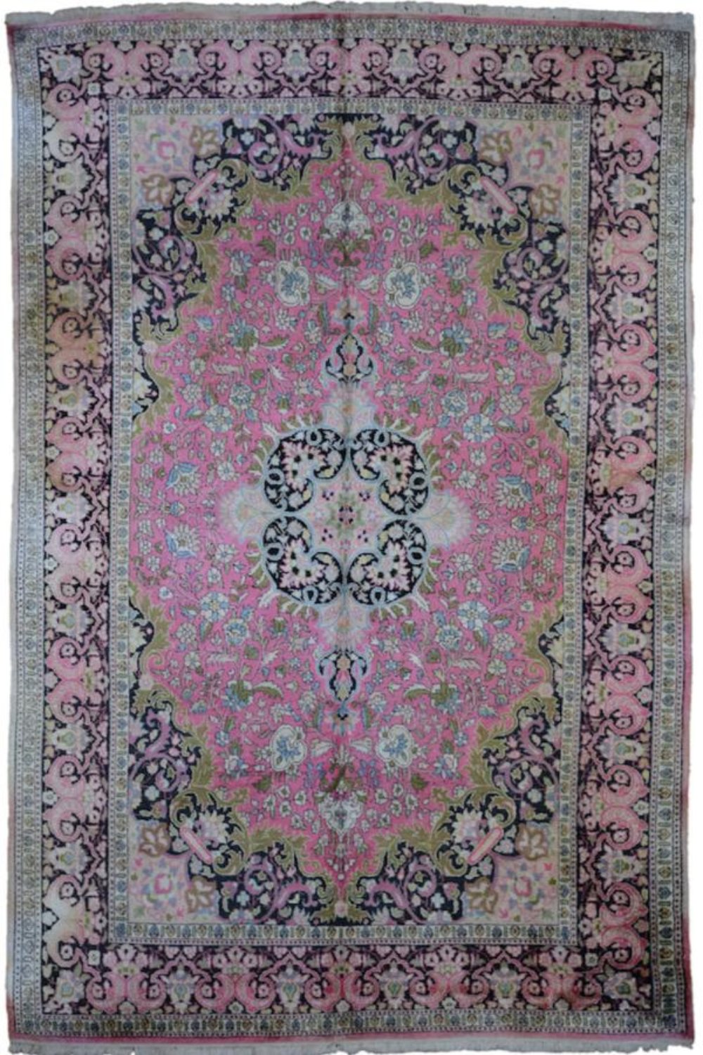 Kashmiri Art Silk Rug