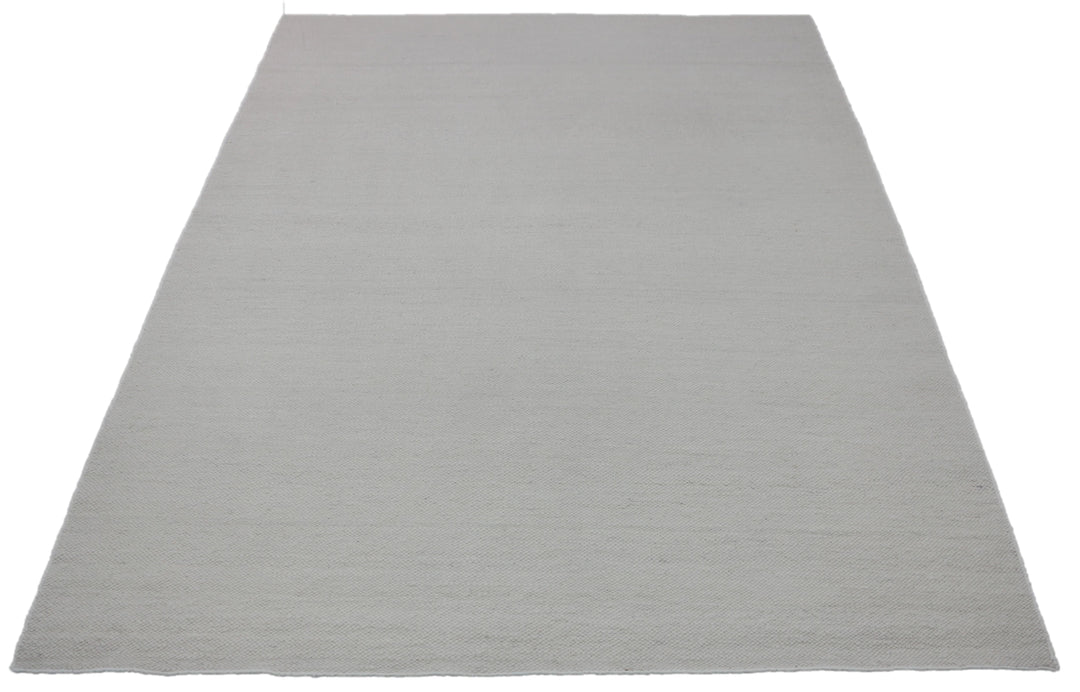 Hand Woven Modern Neutral Area Rug in white