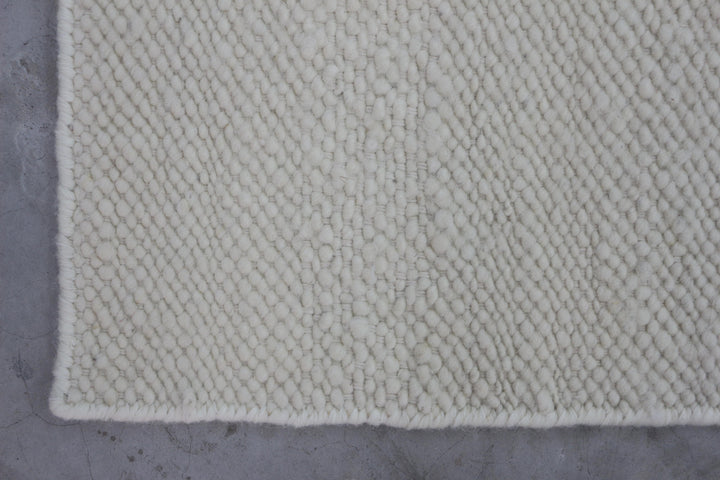 Hand Woven Modern Neutral Area Rug in white