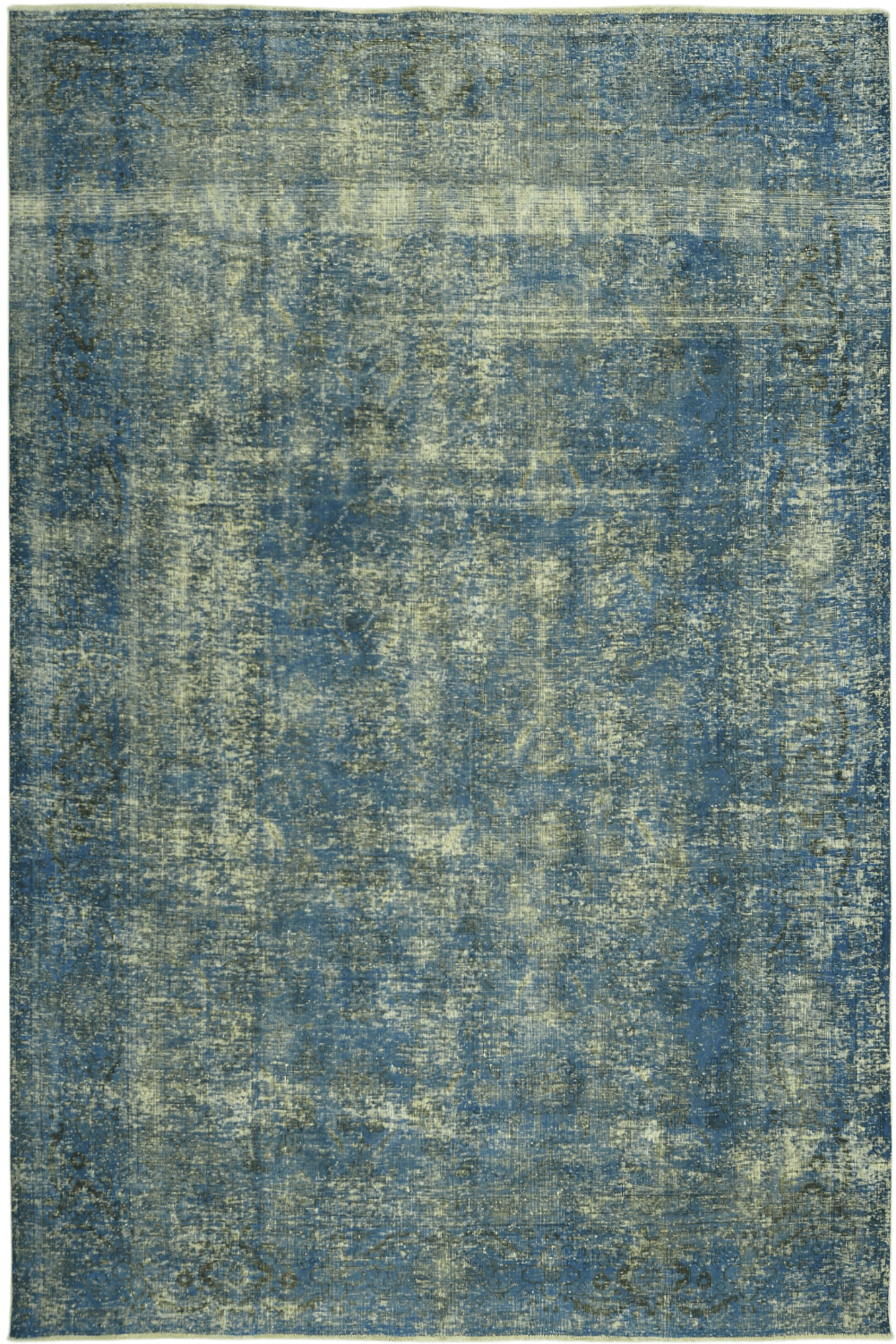 Handmade Persian Vintage Overdyed Rug